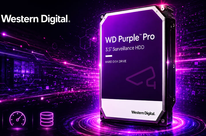 Disco Duro Western Digital Purple para videovigilancia CCTV
