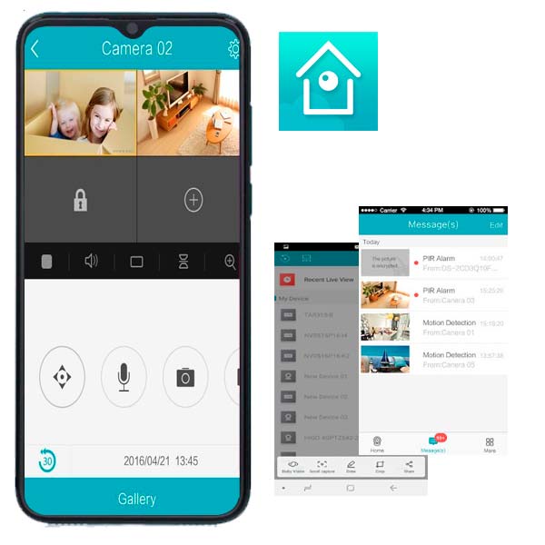 App HiLookVision para DVR, NVR y cámaras IP